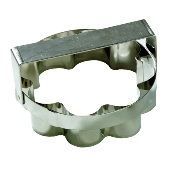 Découpoir inox pour Pain de mie Fleur