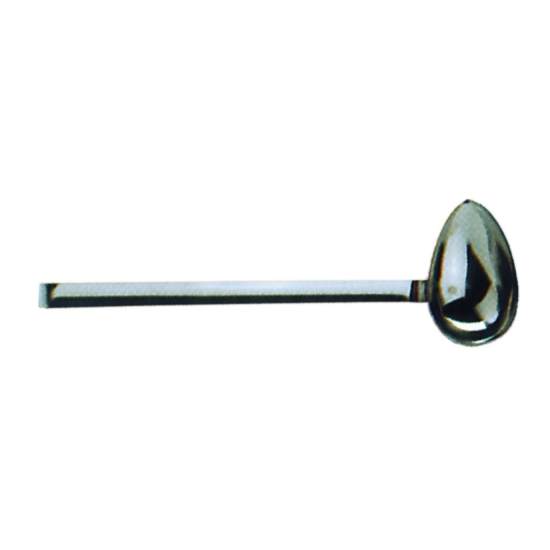 Cuillère de côté monobloc - 35 cm