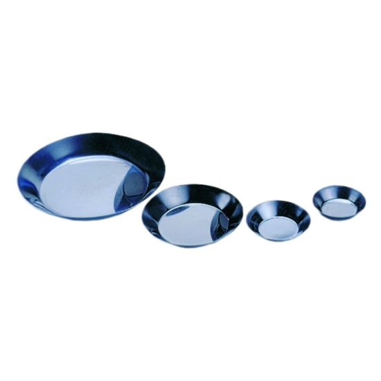 Tartelette ronde unie inox