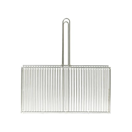  Gril rectangulaire- petite pièce - nickelé 