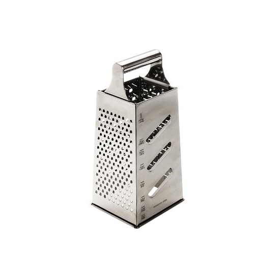 Râpe 4 faces inox grand modèle, 25 cm -  RUPTURE DE STOCK