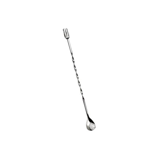 Cuillere cocktail inox 22,5 cm 