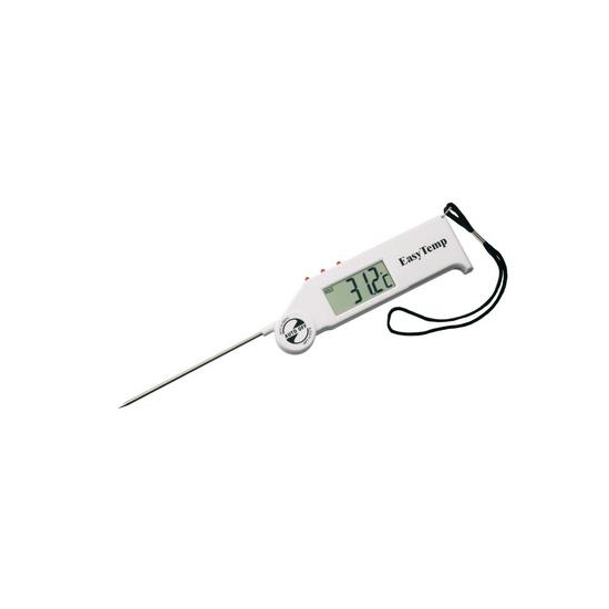 Thermomètre électronique à sonde réglable et repliable   