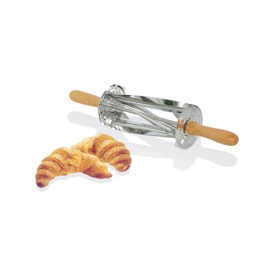 Rouleau à croissant inox - 44 cm 