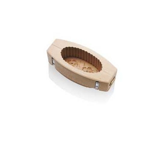Moule à beurre cannelé ovale 250 g  décor "fleur" 