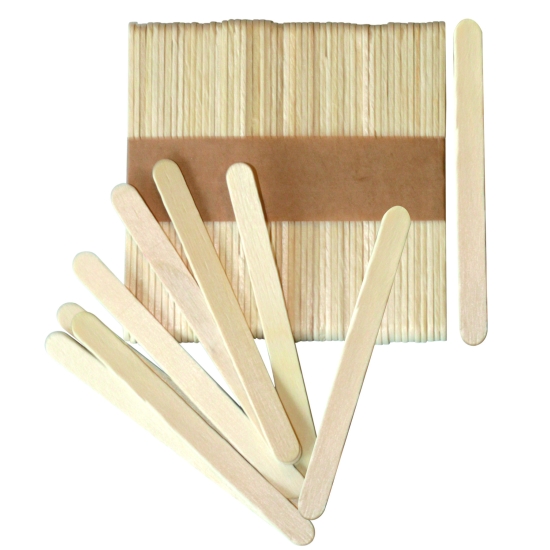 Mini bâtonnets esquimaux bois - 500 unités