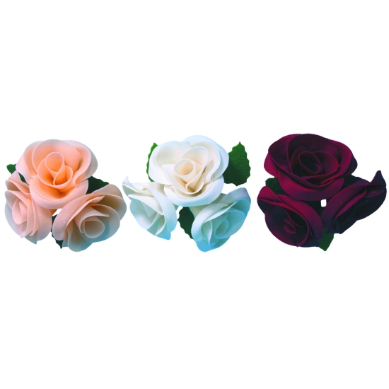 Grandes roses - boite de 3 unités