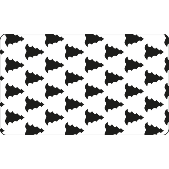 Grille plastique pochoir à Biscuit motif Sapin - 60*40cm