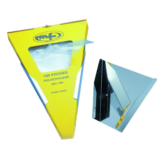 Support inox pour Poche jetable MF