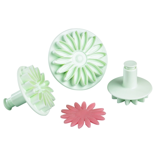 Découpoir plastique Empreinte + Poussoir Tournesol