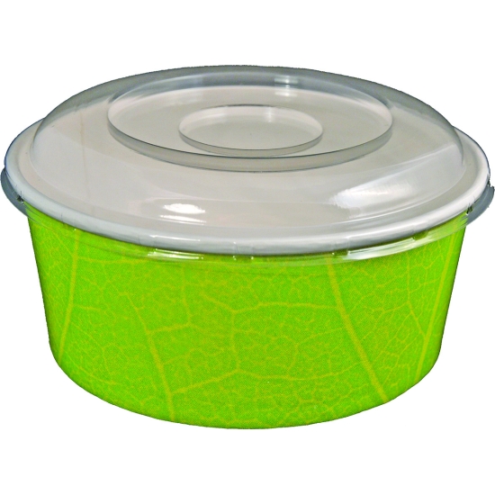Bol Salade en carton vert 610 ml - 50 unités