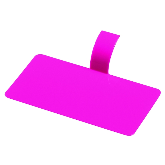 Languette plastique rectangle -10 X 5.5 cm - 100 unités