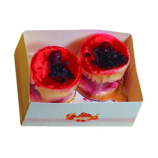 Boite Petits fours  imprimée sans couvercle