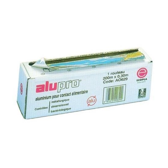 Rouleau Aluminium en boite distributrice