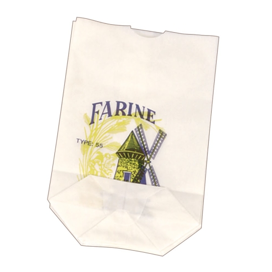 Sac farine sulfite kraft blanc écorné - P/1000