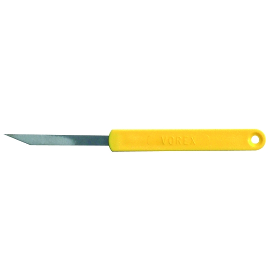 Lame de boulanger droite inox blister de 2