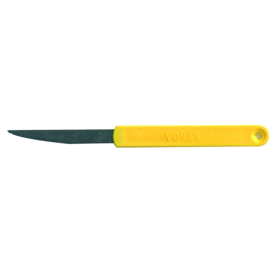 Lame de boulanger crantée inox blister de 2
