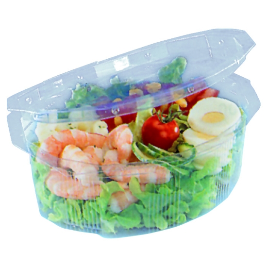 Bol à salade Cristal APET pour utilisation froide - sachet de 50 ou 100 unités
