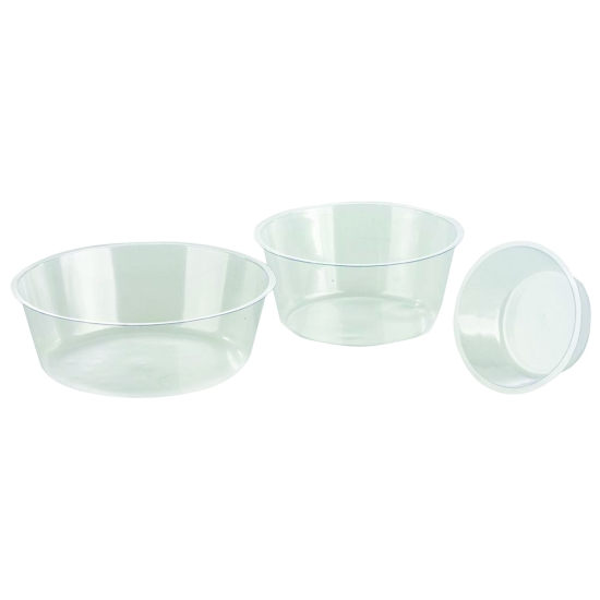 Caissette européenne PVC cristal - 1000 unités
