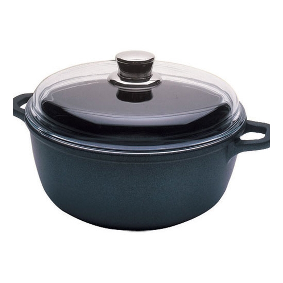 Cocotte ronde avec couvercle - plusieurs dimensions 