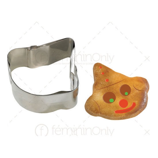 Découpoir inox pour Sablés Tête de clown