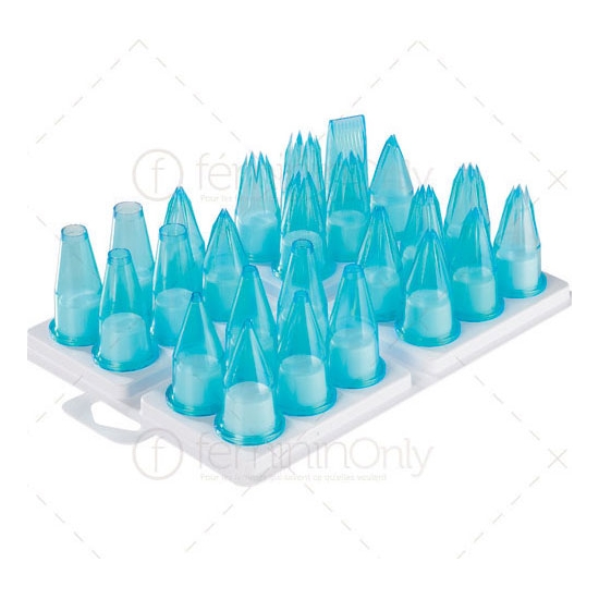 Assortiment Patissier 24 douilles polycarbonate