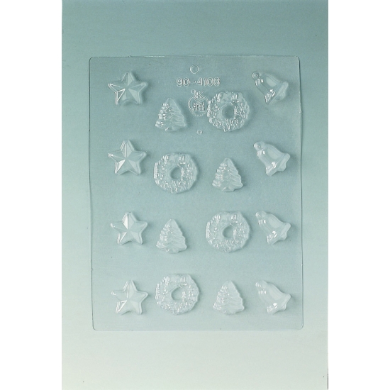 Plaque Noel - 16 sujets assortis