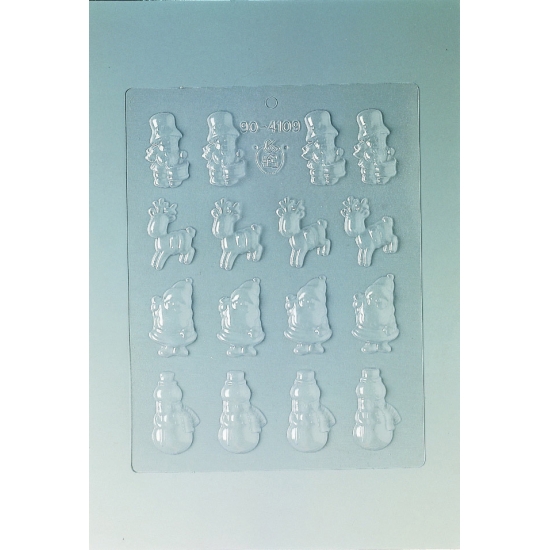 Plaque Noel - 16 sujets assortis 2