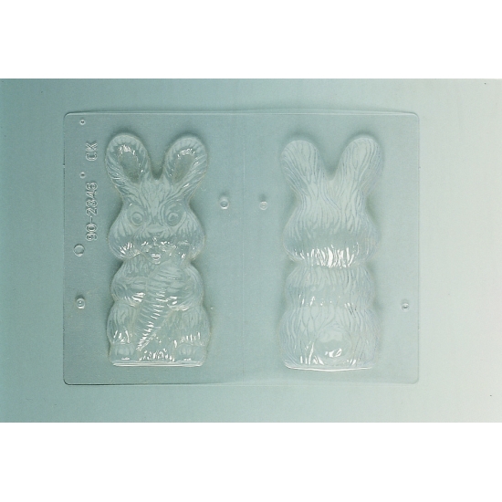 Plaque Pâques PM - Lapin carotte