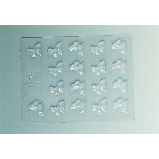 Plaque Pâques PM - 18 lapins