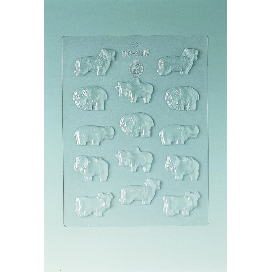 Plaque Divers - 14 animaux