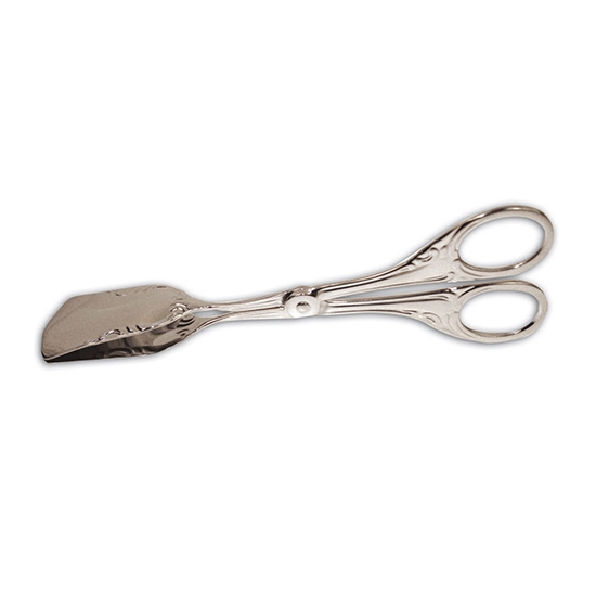 Pince à gâteaux inox décorée