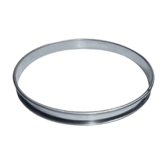 Cercle inox  à Tarte