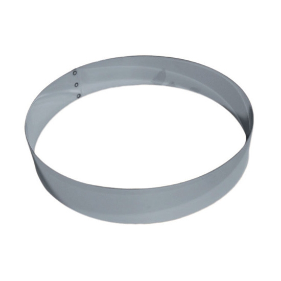 Cercle inox "Mousse" hauteur 4.5 cm