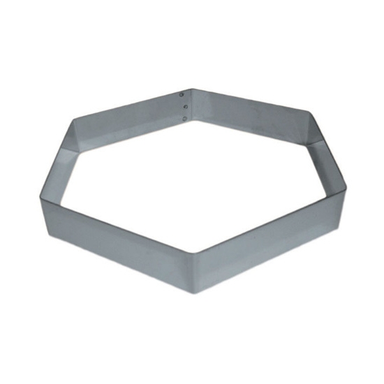 Hexagone inox pour Entremet