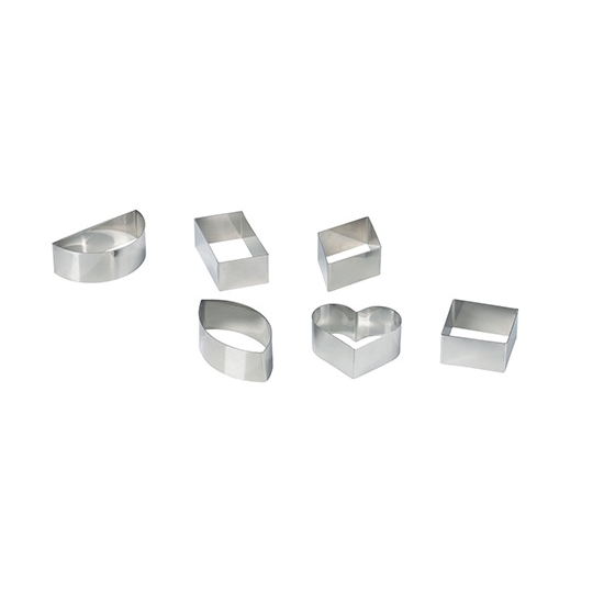 Nonnettes autres formes diverses inox
