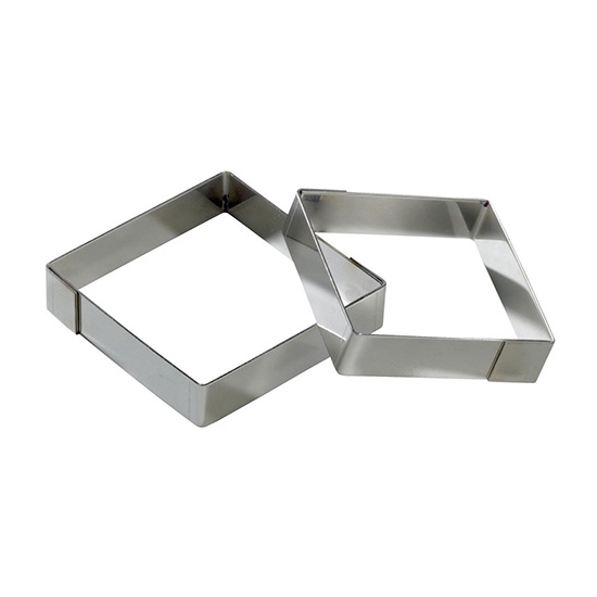 Nonnettes carrées inox ou Carrés à Tarte