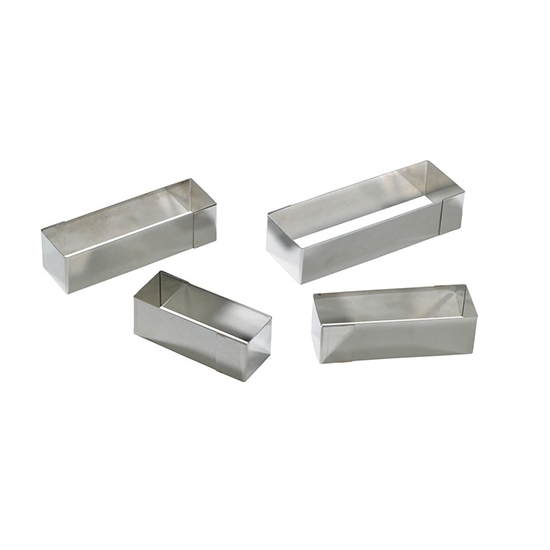 Nonnette rectangle inox