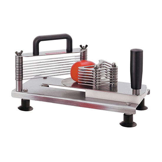 Mini coupe tomates et agrumes en rondelles inox
