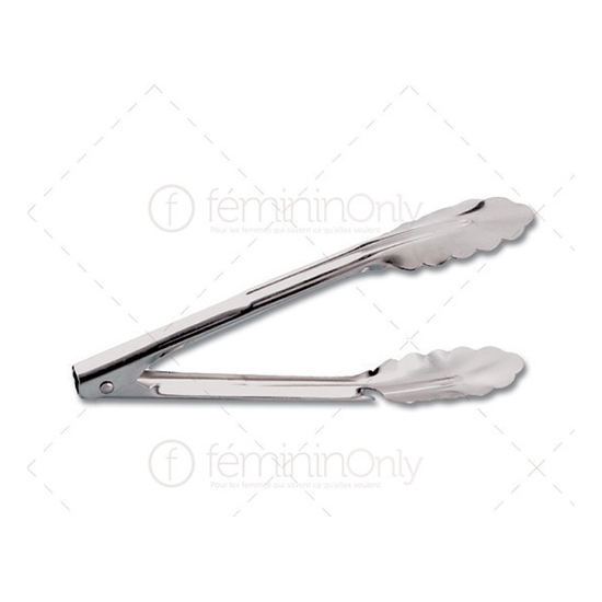 Pince crudités inox