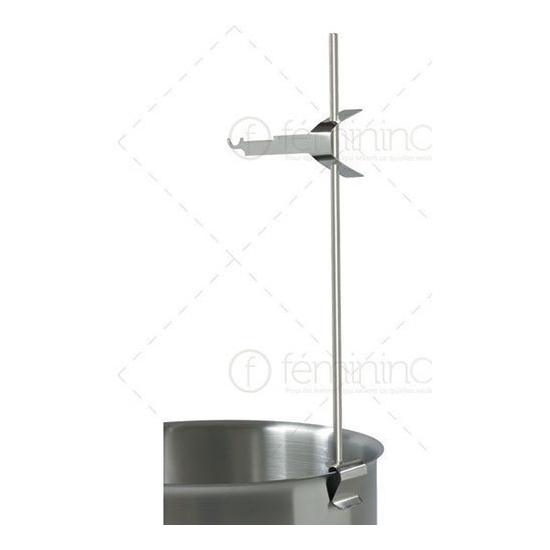 Support Fouet inox