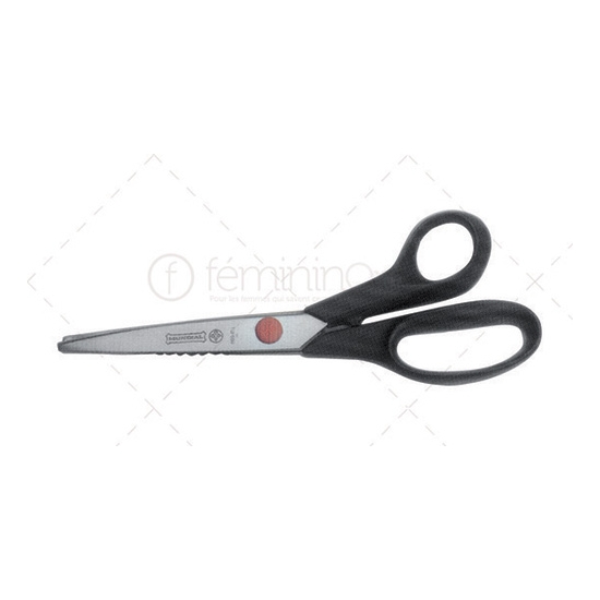 Ciseaux crantés pour le travail du sucre-inox-21 cm