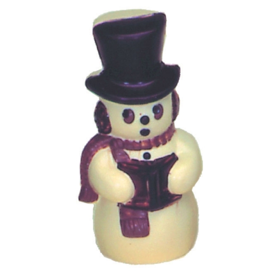 Moule polycarbonate pour chocolat 14 - Bonhomme de neige Noël