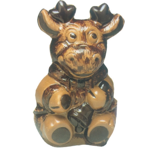 Moule polycarbonate pour chocolat 16 - Cerf de Noël
