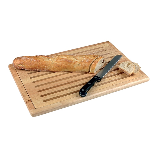 Planche Bois pour la découpe du pain 47,5 x 32 cm (vendu sans couteau)
