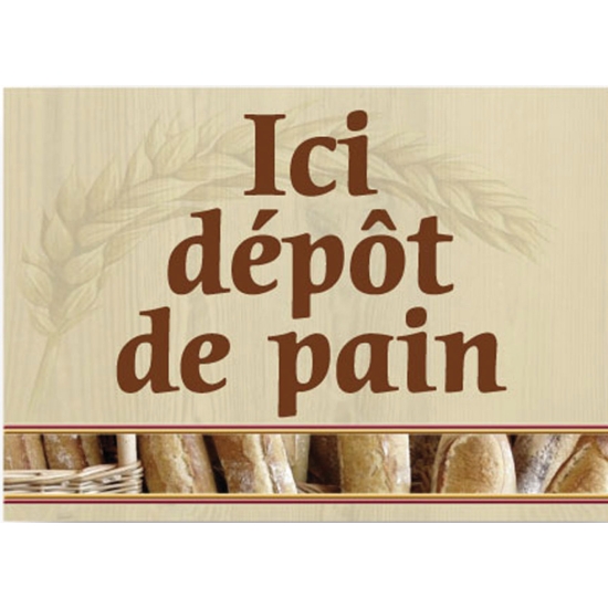 Pancarte 20 X 15 cm avec fil nylon