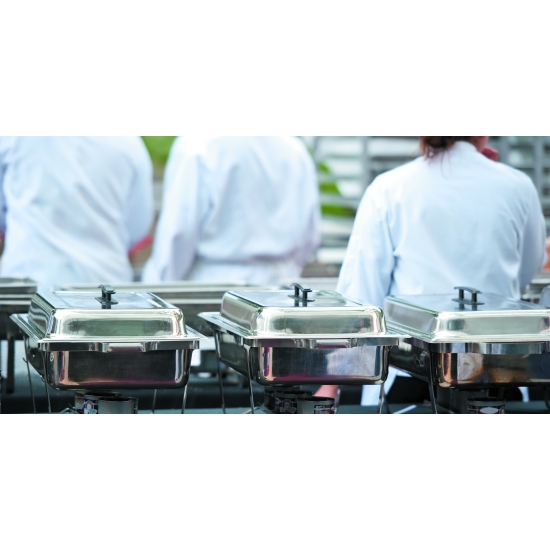 Chafing dish "Eco" avec couvercle inox