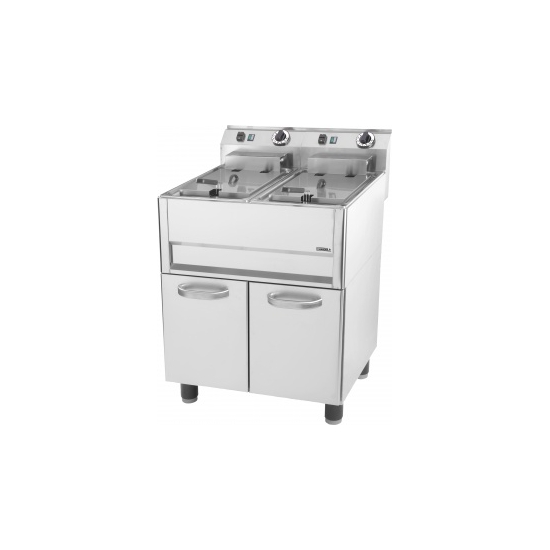 Friteuse électrique sur pied 2 x 8L