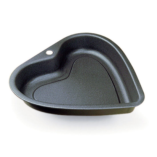 Moule à manqué coeur anti adhésif