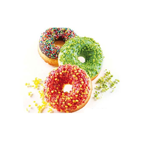 Moules flexibles "Silicon Flex": 6 donuts